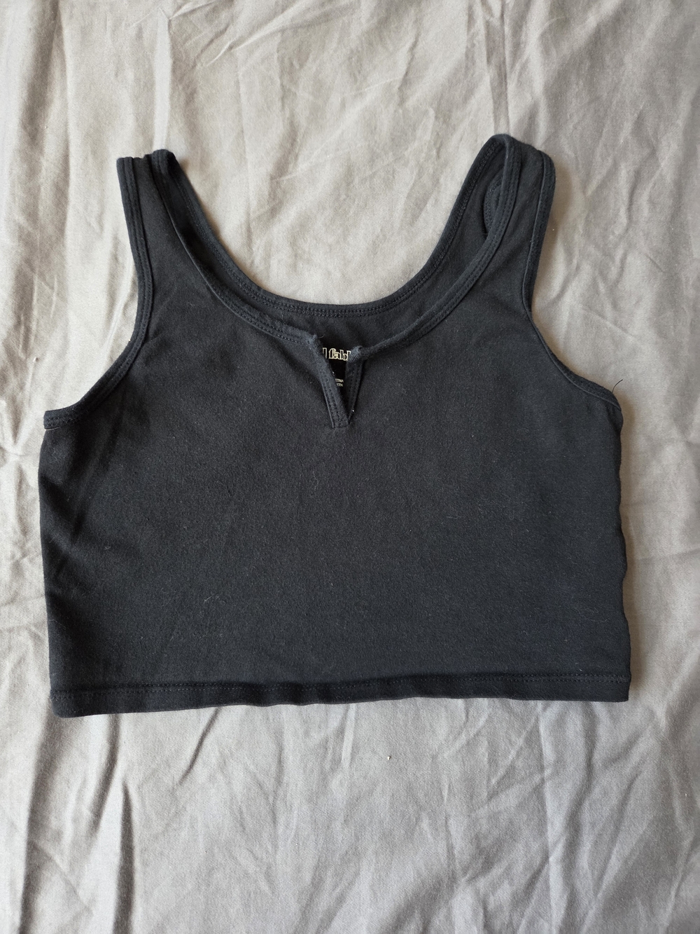 Wild Fable black cropped tank top size small